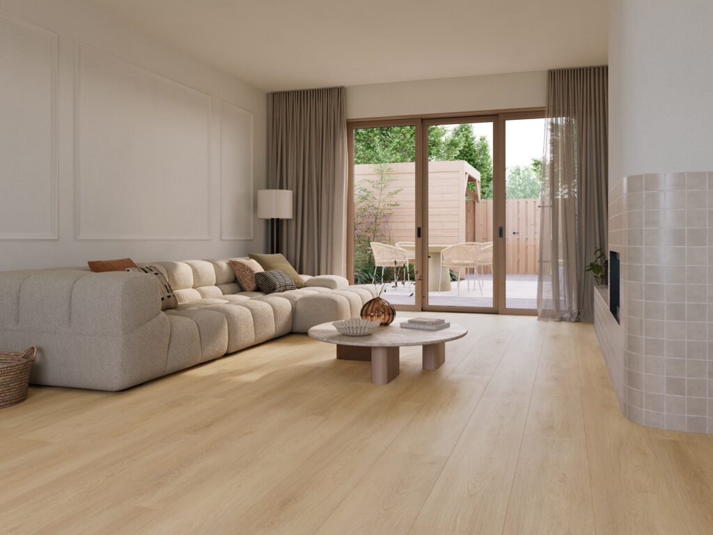 P.10.40.1 Select Oak Warm Sand Plank Woonkamer