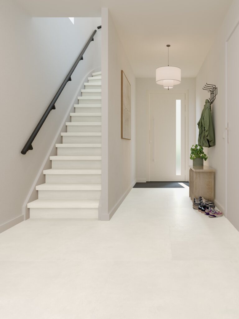 Bv.10.40.4 Solid Concrete Pearl Vierkant Tegel Hal