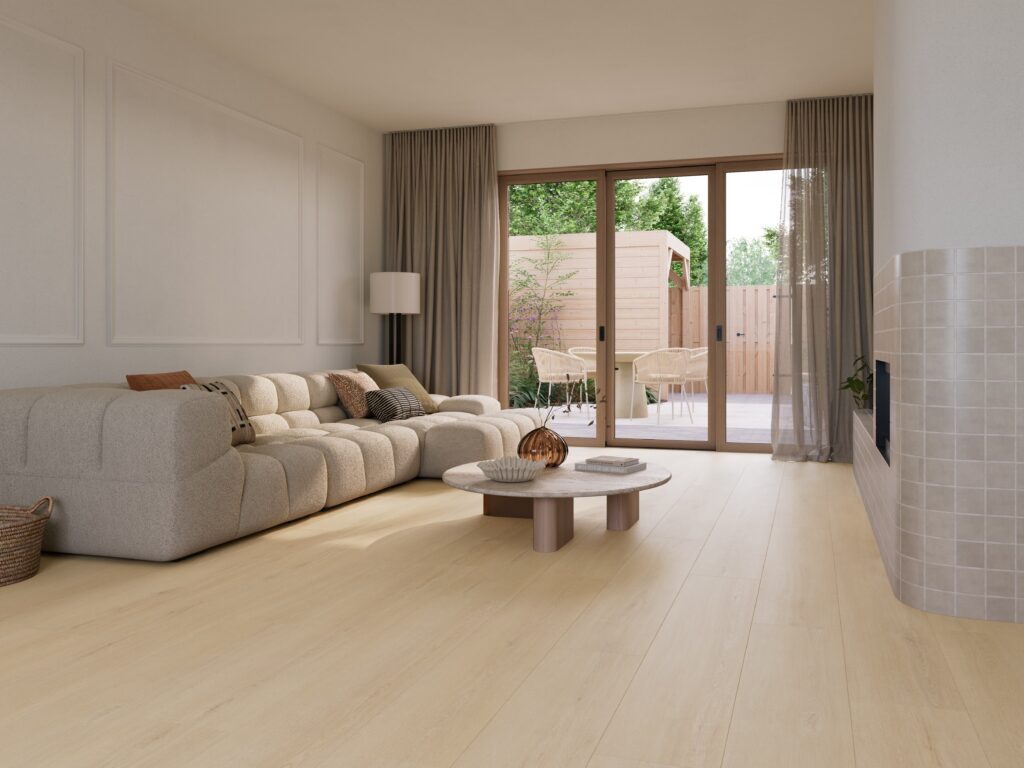 Pc.10.30.2 Pure Oak Naturel Plank Click Woonkamer
